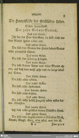 Die Hauptstücke der christlichen Lehre