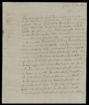 Nr. 55: Brief von Karl Otfried Müller an August Böckh, Göttingen, 7.1.1831