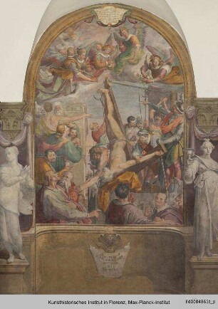 Zyklus mit Martyrien der Apostel und Tugendallegorien : Martyrium des Heiligen Petrus