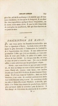 16. Description De Marly.