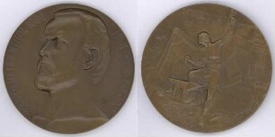 Bronzemedaille Ehrung Otto Lilienthals