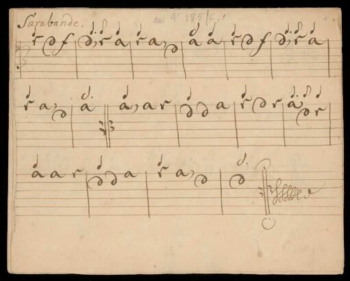 6. Tabulatur für Viola da gamba (6)