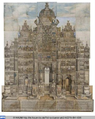 Die Ehrenpforte Kaiser Maximilians I., Gesamtansicht