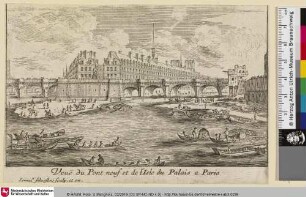 Veuë du Pont neuf et de l'Isle du Palais a Paris