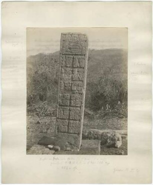 Stele 6, Rückseite.