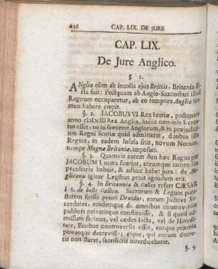 Cap. LIX. De Jure Anglico.
