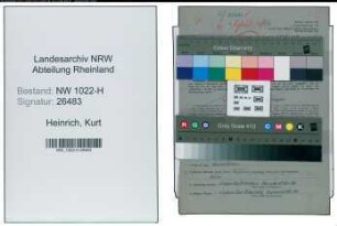 Entnazifizierung Kurt Heinrich , geb. 06.02.1907 (Dreher)