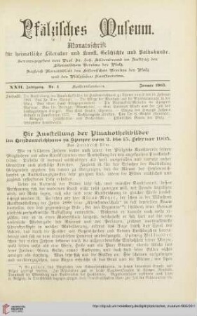 Nr. 1 (Januar 1905)