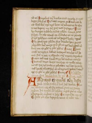 Jacobus de Voragine: Legenda aurea. Ex legenda aurea sive Lombardica de sancto Andrea apostolo