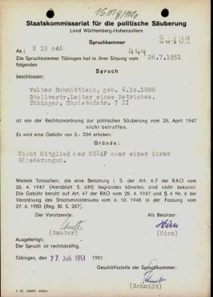 Schmidtlein, Walter