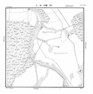 Kartenblatt SO LVII 62 Stand 1825
