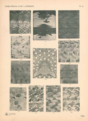 Pl. 98. Étoffes