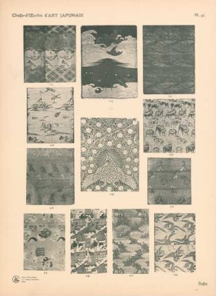 Pl. 98. Étoffes
