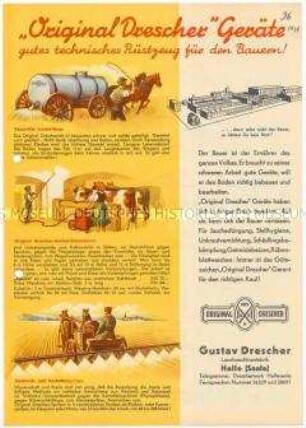 Geräte und Apparate für die Düngung, Schädlingsbekämpfung, Bewässerung und Aussaat