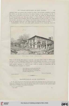 Mademoiselle Lucie Contour