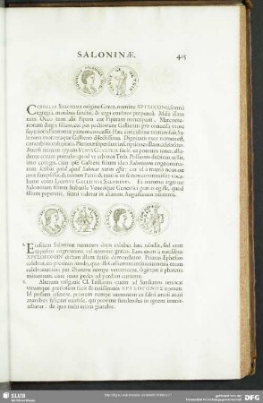 Numismata Saloninae