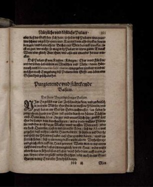 Purgierende und stärckende Balsam