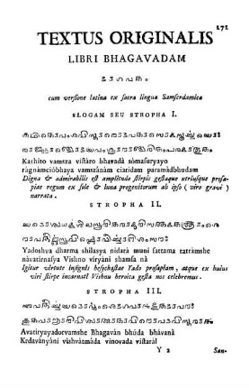 Textus originalis libri bhagavadam