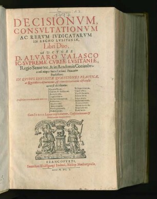 Decisionum, Consultationum Ac Rerum Iudicatarum In Regno Lusitaniae, Libri Duo