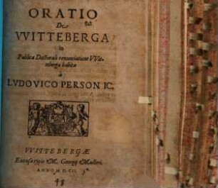 Oratio de Witteberga