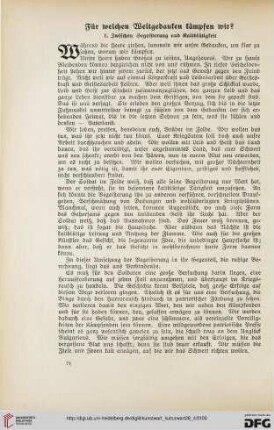 28: Für welche Weltgedanken kämpfen wir?