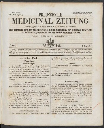 No 32 (7. August 1861) - No 35. (28. August 1861)
