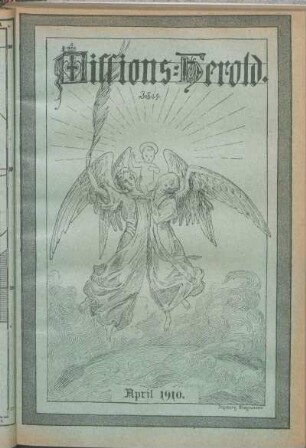 Nr. 4. Zehnter Jahrgang. April 1910.