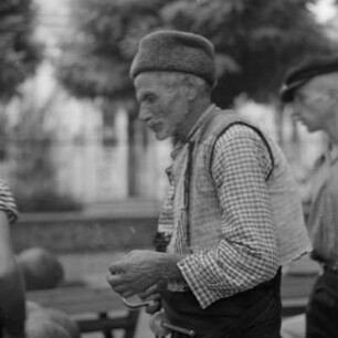 Markttreiben in der Altstadt Plowdiw in Bulgarien Montagsmarkt