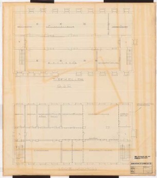 Reichsluftfahrtministerium, Berlin: Teilgrundrisse Q3R (KG/Sockelgeschoss) 1:50