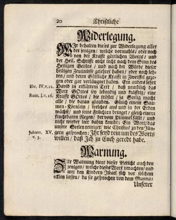 20-25, Widerlegung.- Beschluß.