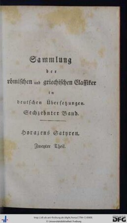 Titelblatt der gesamten Reihe.