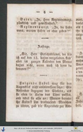 Anfrage.