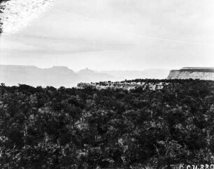 Der Grand Canyon : Blick über einen Teil des Grand Canyons.