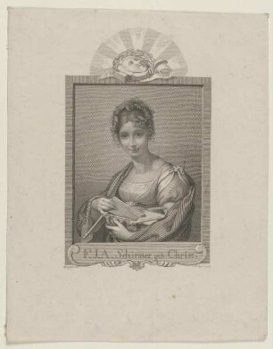 Bildnis der Friederike Antonie Sophie Schirmer, geb. Christ