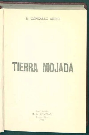 Tierra mojada