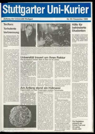 Heft Nr. 29/Dezember 1986