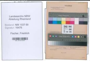 Entnazifizierung Friedrich Fischer , geb. 24.08.1903 (Bahnsekretaer)