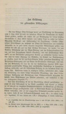 Zur Erklärung der gebrauchten Abkürzungen.