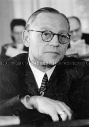 Außenminister Georg Dertinger (CDU)