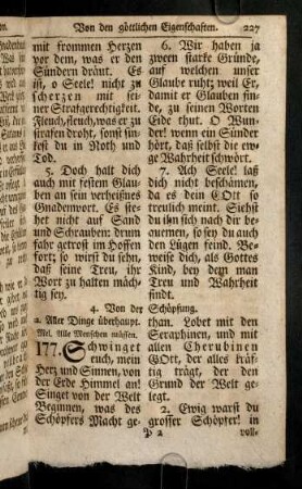 227-237, 4. Von der Schöpfung