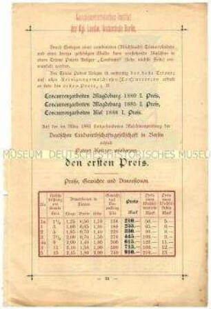 Reinigungs- und Sortiermaschinen