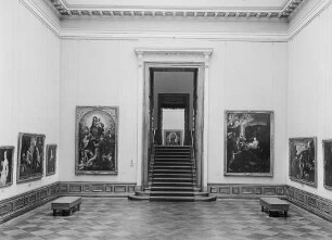 Flucht der Oberlichtsäle : Gemäldegalerie. Erstes Obergeschoss, Raum 106 (Italiener)