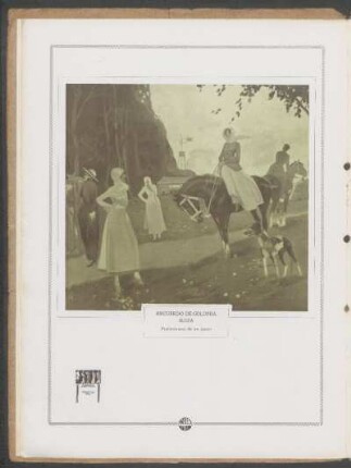 Recuerdo de Colonia Suiza - [Ilustración] : Preliminares de un paseo