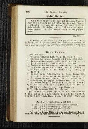 Todes-Anzeige