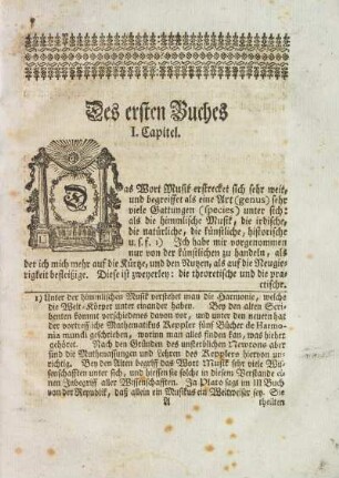 Des ersten Buches