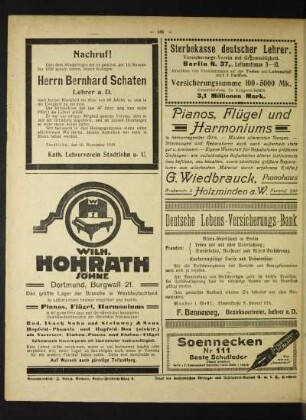 Nachruf! : Herrn Bernhard Schaten