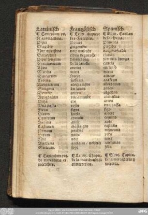 Capitulum xvi. de mercatura et mercibus.