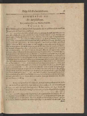 Disputatio III. De Iurisdictione