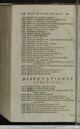 Disputationes Iuridicae.