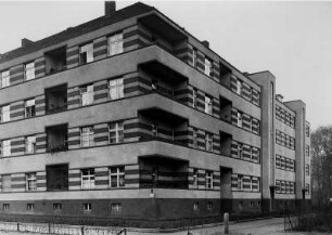 Berlin-Steglitz. Wohnungneubau Ende der 1920-iger Jahre in der Stindestraße